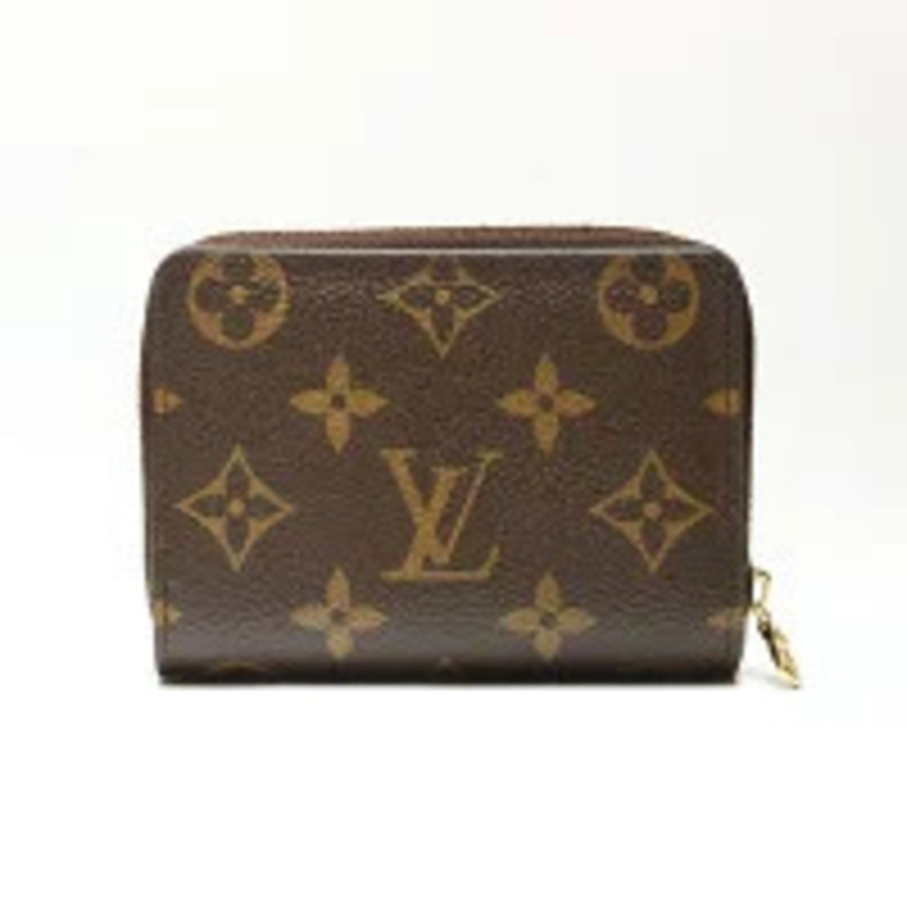 Louis Vuitton Monogram Reverse Portefeuille Lou Bi fold Wallet Brown